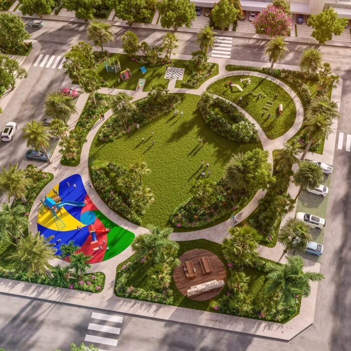 Zona de juegos infantiles