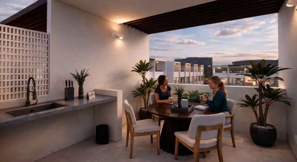 Roof garden Distrito Conkal