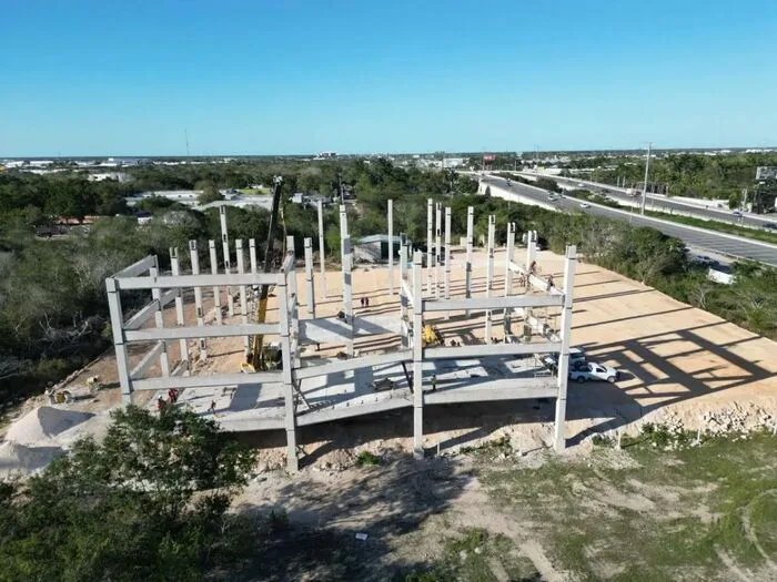 Estructura en construcción
