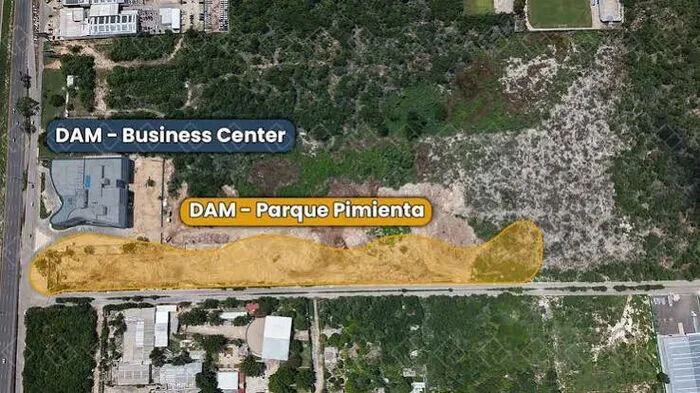 Ubicación de Parque Pimienta y DAM Business Center
