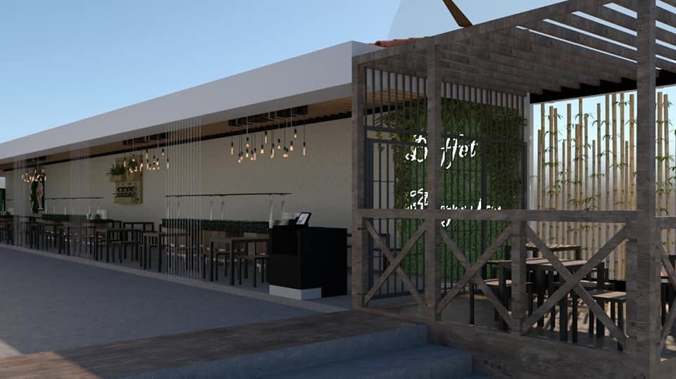 Restaurante Acapulco, terraza remodelada