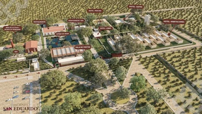 Masterplan etiquetado: hotel, restaurante, spa