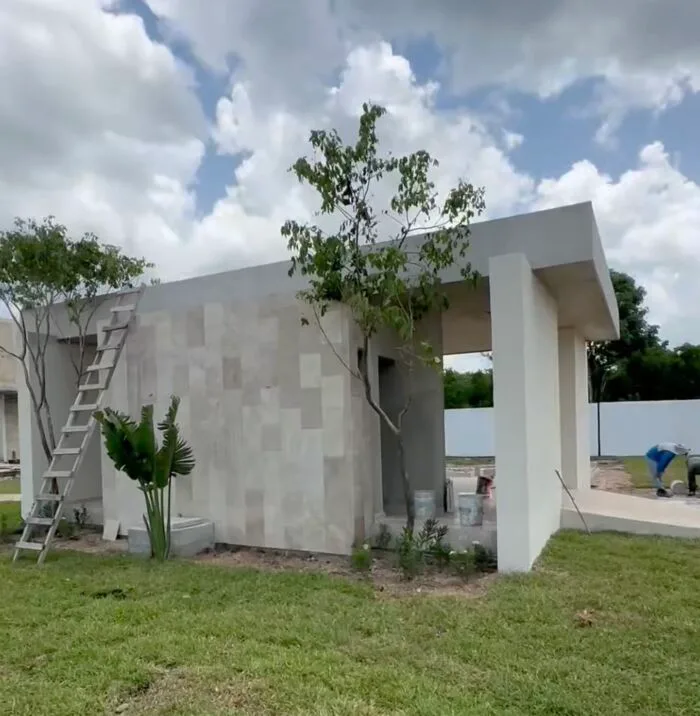 Casa club en construcción