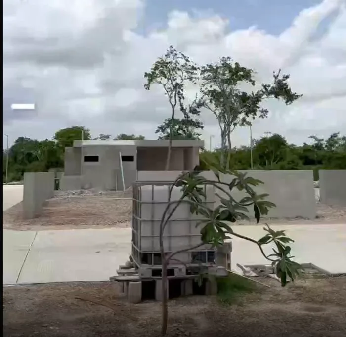 Cisterna en construcción