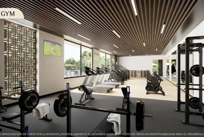 Render de gimnasio